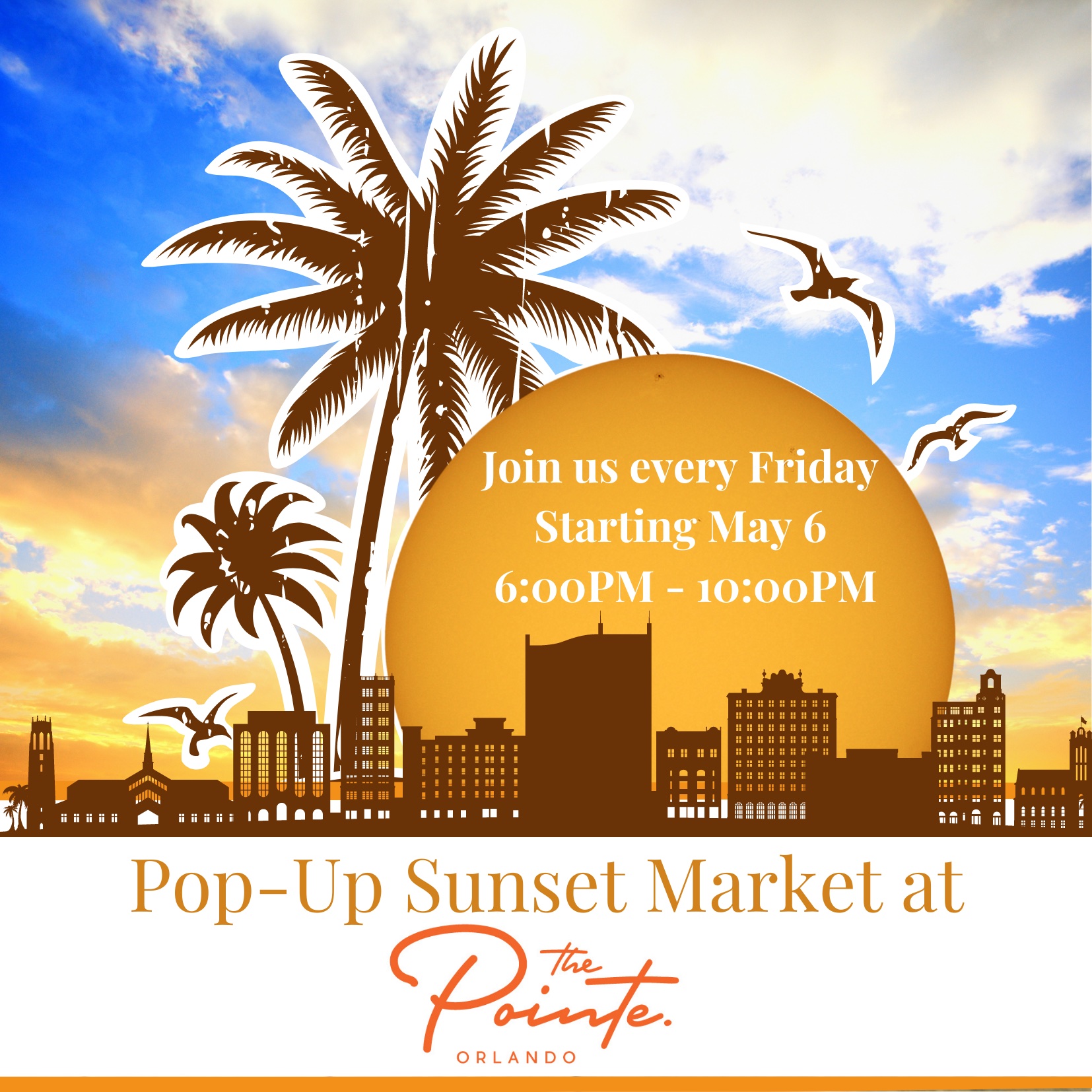 Weekly Sunset Market Launches at Pointe Orlando