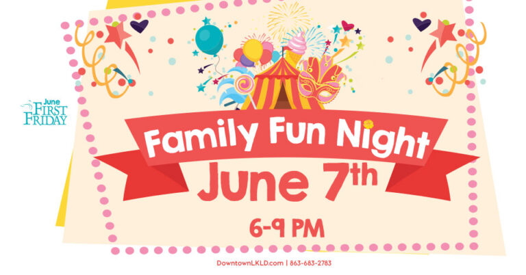 2024 June Family Fun Night Facebook Event Banner 768x402